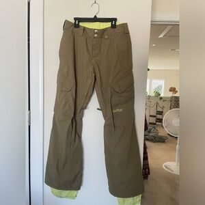 Like New Burton Women’s DryRide Enlo Cargo Snow Pants Size S